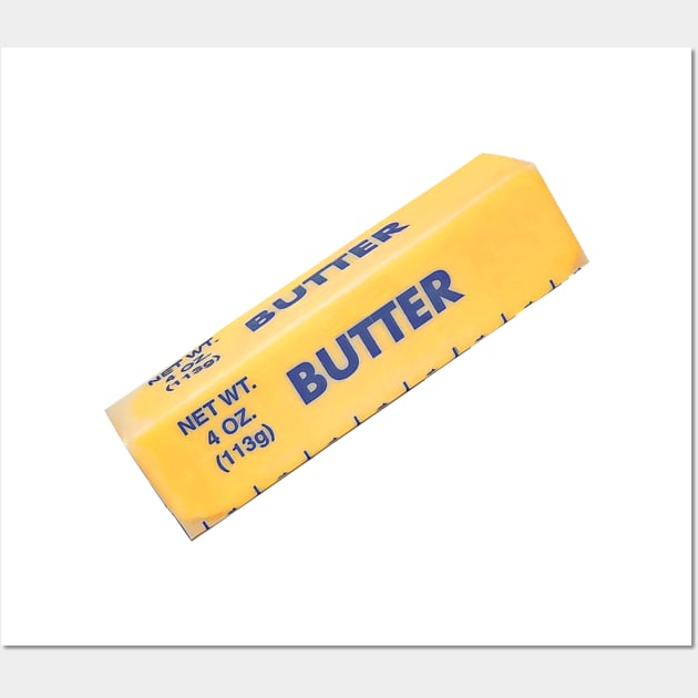 Stick of Butter Wall Art by darklordpug